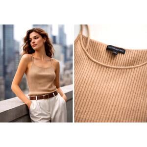 Banana Republic Ribbed Tan Women's Tank (L)